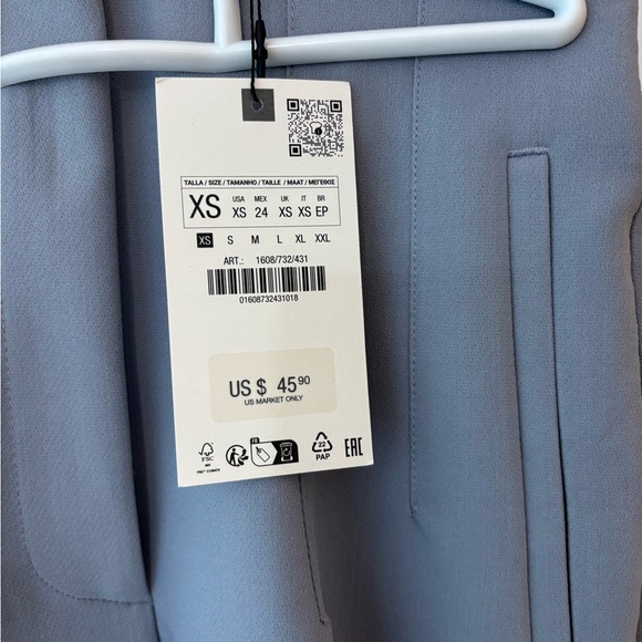 NWT Zara High Waisted Pant - Picture 3 of 4